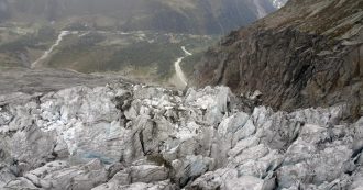 Copertina di Ghiacciai in bilico: tre sono sul massiccio del Monte Bianco