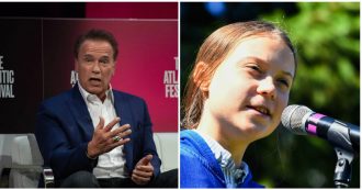 Copertina di Arnold Schwarzenegger regala una Tesla a Greta Thunberg