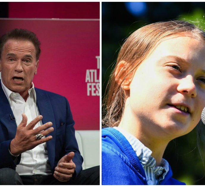 Arnold Schwarzenegger regala una Tesla a Greta Thunberg