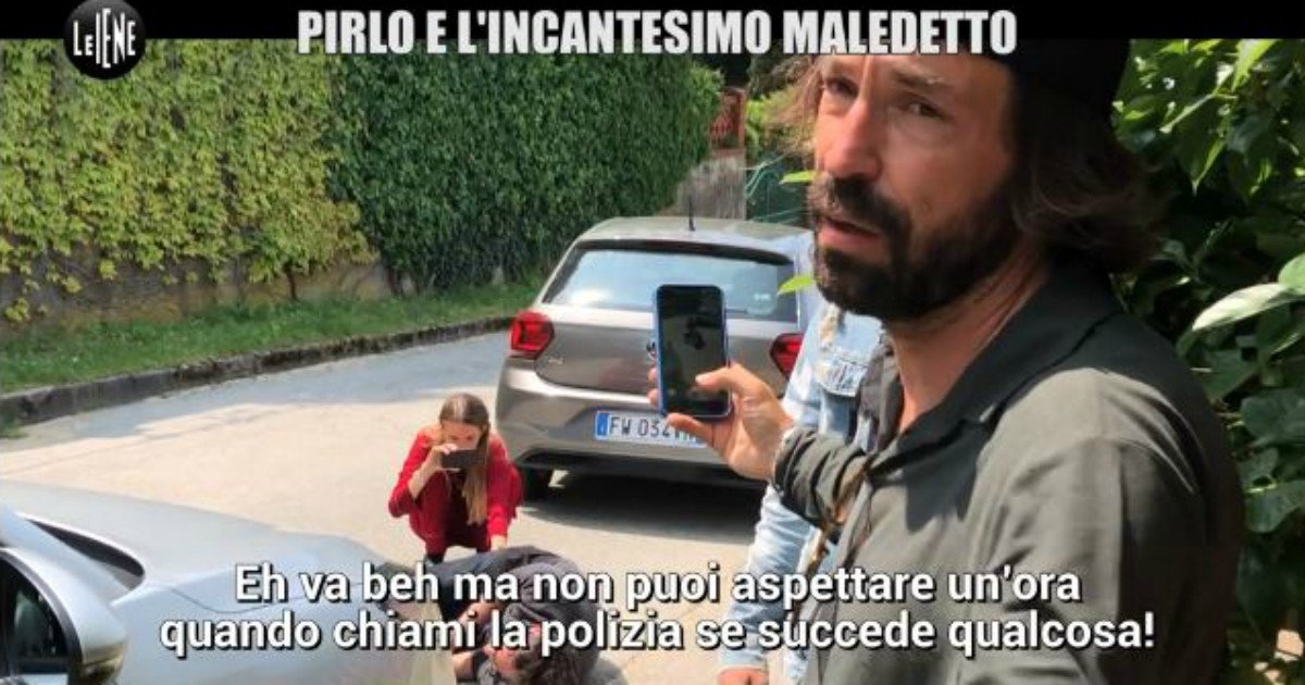 Andrea Pirlo sconvolto: “Suo figlio è indagato per furto”. Ma è uno scherzo de “Le Iene”