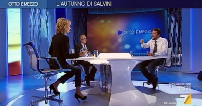 Salvini dalla Gruber, il pugile suonato s’è fregato da solo