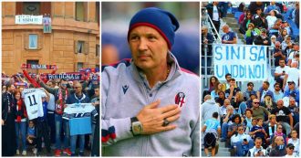 Copertina di Sinisa Mihajlovic, tifosi del Bologna e della Lazio in pellegrinaggio insieme per sostenere il tecnico nella sua battaglia contro la leucemia