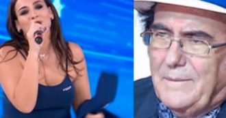 Copertina di Amici Celebrities, la gaffe di Al Bano: “Brava anche con quei 15 grammi in più”. E la Manzini lo gela