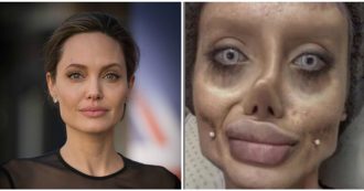 Copertina di Angelina Jolie, arrestata la sosia dell’attrice in versione “sposa cadavere”: accusata di blasfemia e istigazione alla violenza