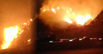 California, maxi incendio a nord di Los Angeles: 100mila residenti evacuati, un morto. Il rogo ripreso da un’auto