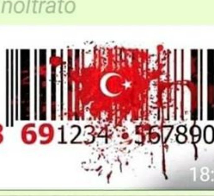 “Boicottiamo i prodotti turchi”: l’appello con il codice a barre rimbalza sui social, ma è una bufala. Ecco perché