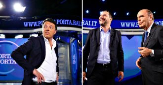 Copertina di Confronto tv Salvini-Renzi, sfida di 75 minuti senza regole e con Vespa arbitro. Il duello voluto dai due Matteo per “oscurare” il governo