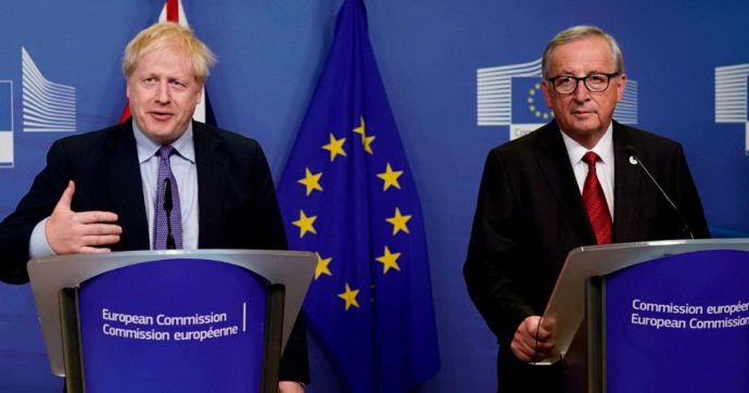 Brexit, c’è l’intesa Regno Unito-Ue. Johnson: “Via il backstop, sabato si vota questo deal o no deal”. No degli unionisti, c’è rischio bocciatura