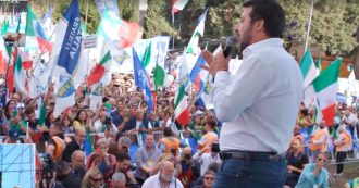 Roma, centrodestra in piazza contro il governo: gli interventi di Meloni, Berlusconi e Salvini. La diretta