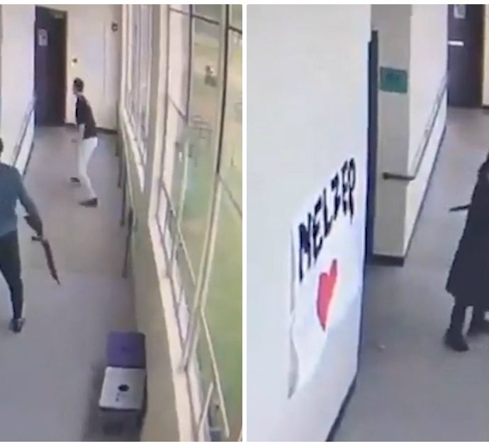 Lo studente a scuola con un fucile semina il panico: l’insegnante lo disarma con un abbraccio