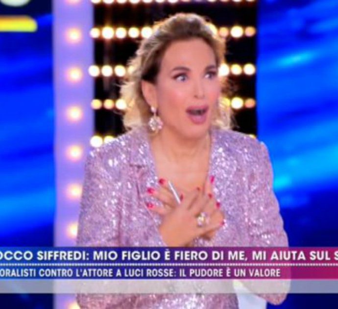 Barbara D’Urso, la confessione a Domenica Live: “Ho visto Pippo Baudo in mutande”