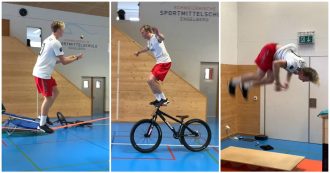L’allenamento tra salti e numeri da circo è uno spettacolo: il percorso impossibile vi stupirà