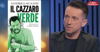 Copertina di Salvini e il tema della sicurezza, Scanzi a Gruber: “Il Cazzaro Verde è mix di faciloneria e finzione, cavalca gli istinti più abietti degli elettori”