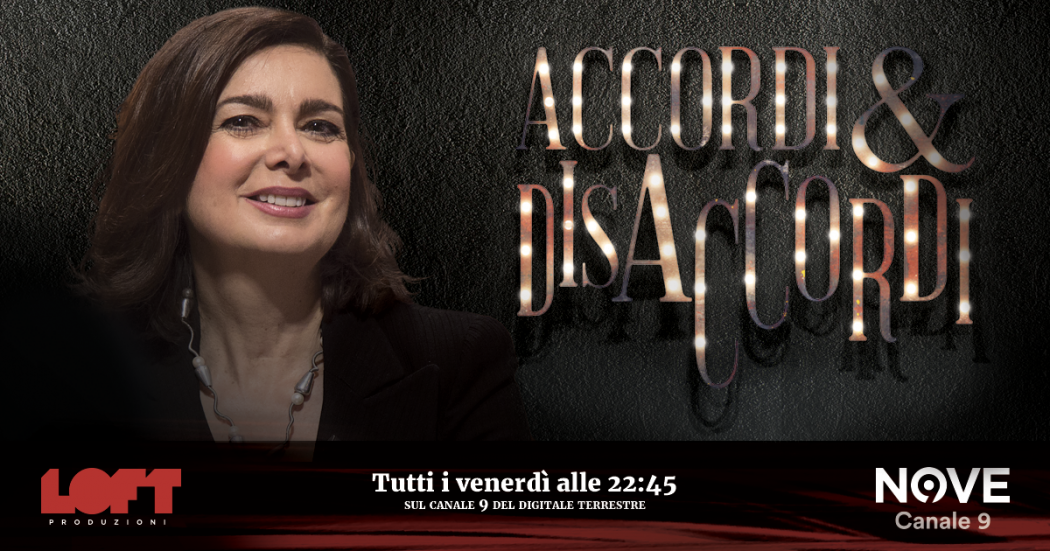Accordi&Disaccordi (Nove), Laura Boldrini ospite di Scanzi, Sommi e Travaglio venerdì 1 novembre alle 22.45