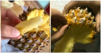 Copertina di Sbucciare l’ananas? Il video da 13 milioni di clic divide: solo con le mani e senza sprechi. Ma è così semplice?