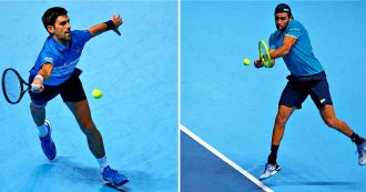 Copertina di Matteo Berrettini, esordio negativo per l’azzurro con Novak Djokovic