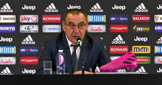 Copertina di Juventus-Milan, Sarri: “Ronaldo era in difficoltà. Si è arrabbiato per la sostituzione con Dybala? Mi fa piacere”