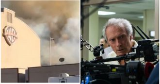 Copertina di Incendio a Hollywood, le fiamme minacciano i Warner Bros Studios ma Clint Eastwood si rifiuta di evacuare: “Devo finire”