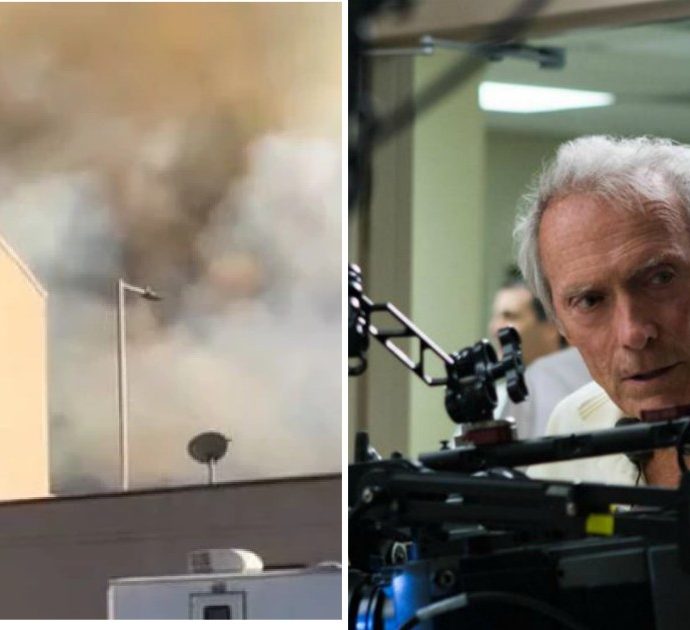 Incendio a Hollywood, le fiamme minacciano i Warner Bros Studios ma Clint Eastwood si rifiuta di evacuare: “Devo finire”