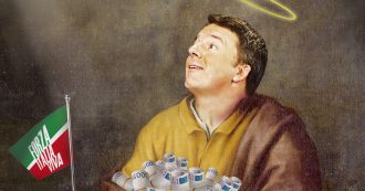 Copertina di Renzi come B.: emendamenti contro le manette agli evasori