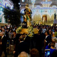 La processione per la festa di San Rocco a Alezio