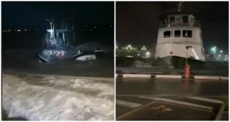 Copertina di Venezia, vaporetti affondati e pontili distrutti: le immagini dell’alta marea con le raffiche di vento a oltre 100 km/h