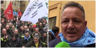 Copertina di Manovra, vigili del fuoco in piazza per protesta: “Più tutele per infortuni e malattie e salari come gli altri corpi dello Stato”