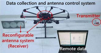 Copertina di WideSee, la tecnologia wireless per droni che rileva le persone intrappolate negli edifici