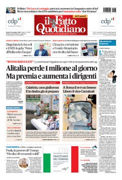 Alitalia perde 1 milione al giorno. Ma premia e aumenta i dirigenti