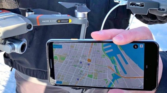 Per i identificare i droni DJI sconosciuti e monitorare i loro spostamenti basterà uno smartphone