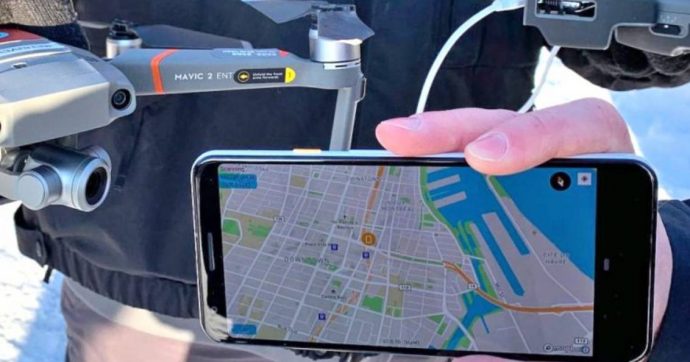 Per i identificare i droni DJI sconosciuti e monitorare i loro spostamenti basterà uno smartphone