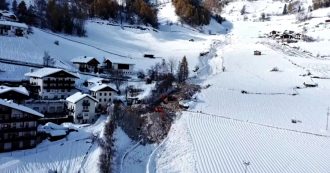 Copertina di Maltempo in Alto Adige, in volo con il drone sulla valanga in Val Martello: sfiorato il centro abitato