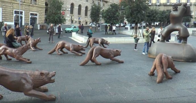 Napoli, i lupi famelici di Rouwang popolano la piazza. Ma quelli politici erano già arrivati in città