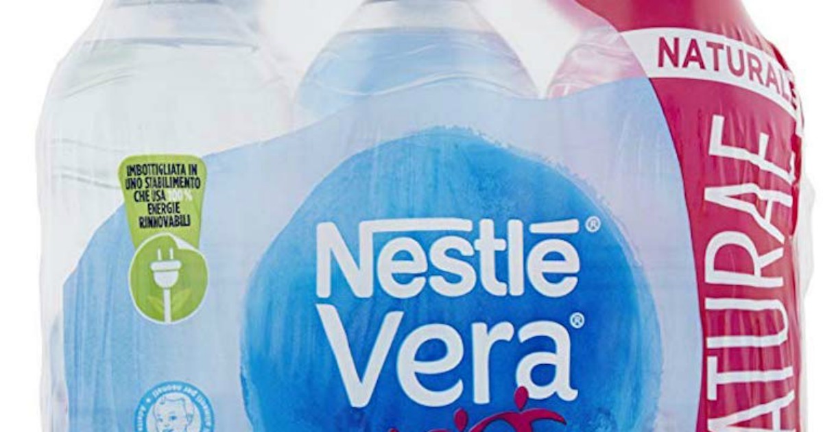 Acqua Nestlé Vera ritirata dal mercato, l’avviso del Ministero della Salute: ecco il lotto interessato