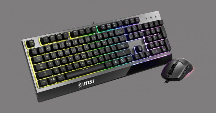 Vigor GK30 Combo: provate tastiera e mouse da gaming entry level di MSI