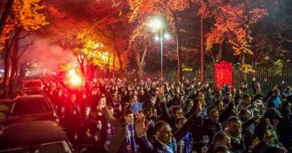 Copertina di Atalanta-Dinamo Zagabria, oltre 4mila tifosi croati bloccano il traffico di Milano: cinque tifosi bergamaschi contusi