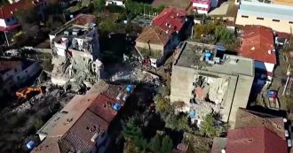 Copertina di Terremoto in Albania, le immagini dal drone delle zone colpite dal sisma