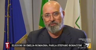 Copertina di Emilia Romagna, Bonaccini su La7: “Posizione M5s? Regalo a Salvini. Non fanno una scelta, ma io sono sempre disponibile”