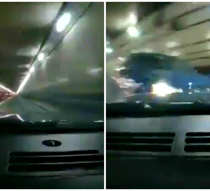 Padre e figlio gareggiano nel tunnel a bordo di due Corvette e provocano uno spaventoso incidente: arrestati. Le immagini