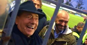 Copertina di L’ex presidente del Consiglio Berlusconi ai tifosi del Monza: “Scusatemi, vi devo salutare perché devo andare a puttane”