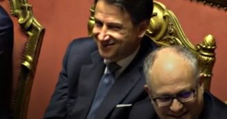 Fondo salva-Stati, tra risate e smorfie, le reazioni di Conte e Gualtieri al discorso di Salvini