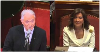 Copertina di “Trottolino amoroso, du du da da da”, Amedeo Minghi canta “Vattene amore” in Senato e “conquista” la presidente Casellati