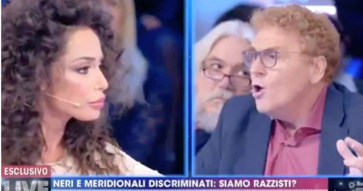 Live Non è la d’Urso, scontro tra Fabrizio Bracconeri e Raffaella Fico: “La mamma di Zaniolo si può insultare ma se si parla di Balotelli è razzismo?”