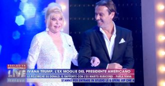 Copertina di Live non è la D’Urso, Ivana Trump: “Donald o Rossano? Preferisco essere la baby sitter che la badante”