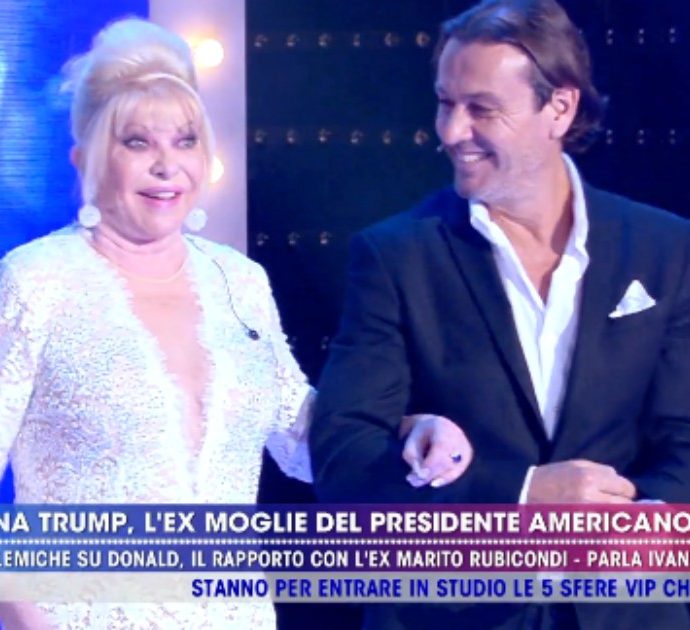 Live non è la D’Urso, Ivana Trump: “Donald o Rossano? Preferisco essere la baby sitter che la badante”