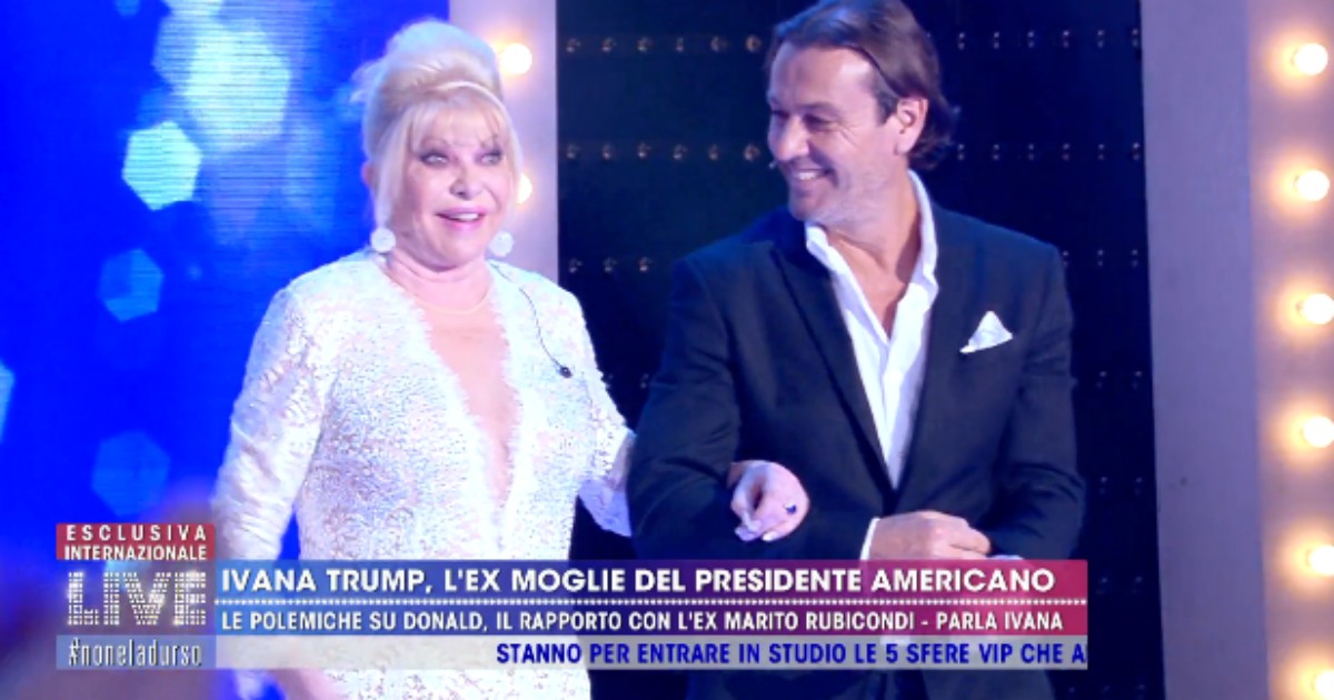 Live non è la D’Urso, Ivana Trump: “Donald o Rossano? Preferisco essere la baby sitter che la badante”