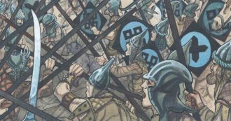 Copertina di Il Mahabharata dell’induismo diventa una graphic novel. Un incredibile viaggio a fumetti lungo cinquemila anni