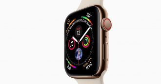 Copertina di Apple Watch Series 4, smartwatch con funzioni telefoniche complete in sconto su Amazon