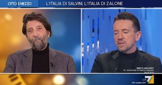 Copertina di Governo, Scanzi su La7: “Se va male diamo il Paese a Salvini che parla con Madonna di Medjugorje, Di Maio e Zingaretti ci provino”