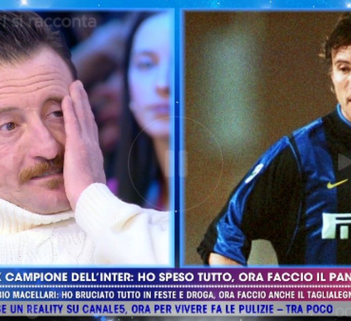 Fabio Macellari, l’ex calciatore dell’Inter ora fa il panettiere per colpa della droga: “Ho buttato tutti i soldi”